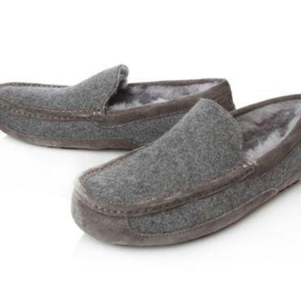 UGG Ascot Men's Slipper - Metal Gray Wool85