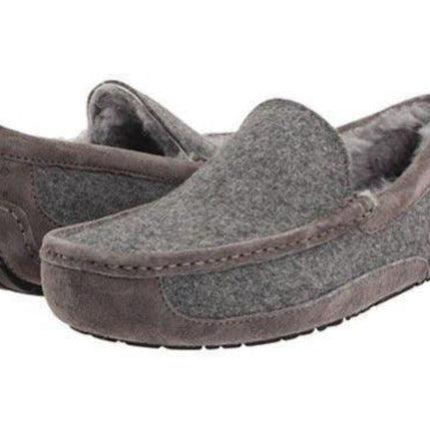 UGG Ascot Men's Slipper - Metal Gray Wool81