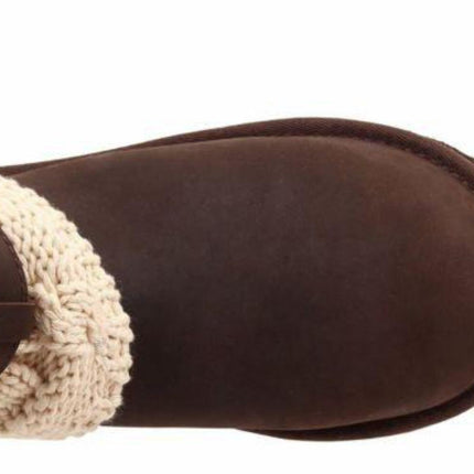 Ugg Australia Cassidee Tall Chocolate Knit 1007691 Women Genuine Sheepskin Boot73
