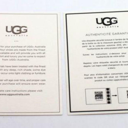 Ugg Australia Kensington Black Leather 1969 Sheepskin kids boot size 1 1