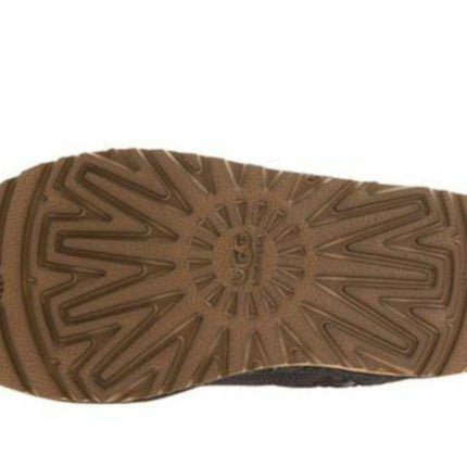 Ugg Australia Kensington Black Leather 1969 Sheepskin kids boot size 1 1