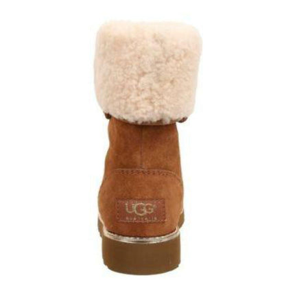 UGG Callie Kids' Boot - Chestnut Suede Sheepskin136