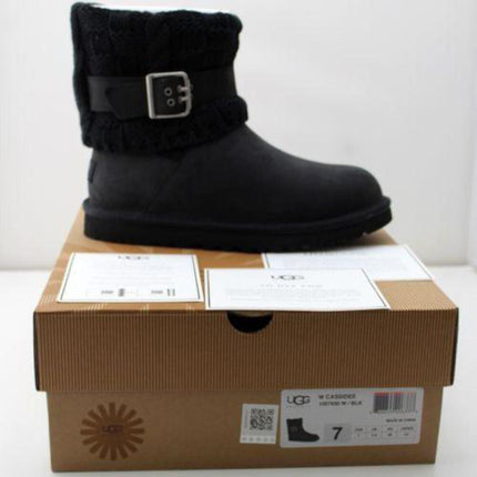 UGG Cassidee Women's Boot - Black Sheepskin77
