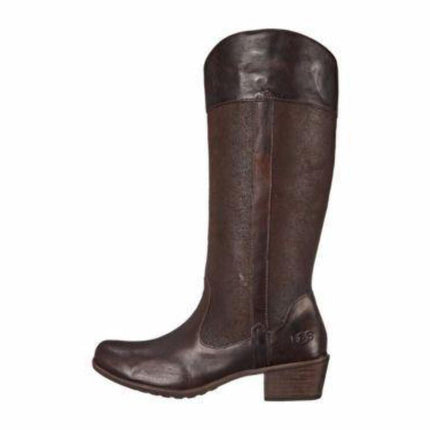 UGG Cassis Women's Boot - Lodge Brown Leather 6.5