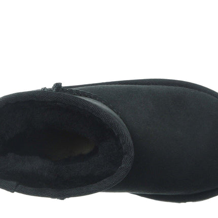 Ugg Classic II 1017703 Toddler/ Big Kid's Sheepskin Black Boot Black
