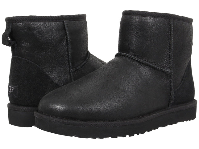 UGG Classic Mini Bomber Men's Boot - Black | Size 9