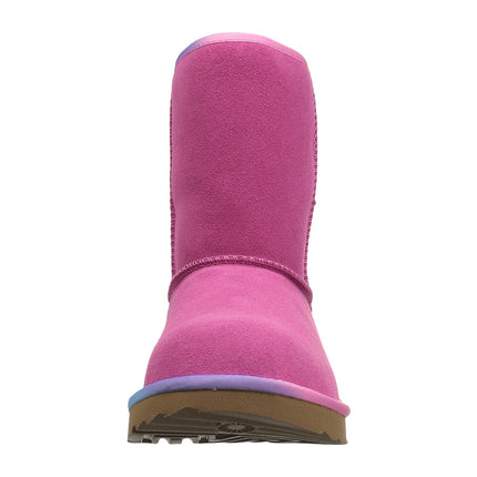 UGG Classic Short II Rainbow Youth Boot - Pink Azalea | Size 6 Youth / 7 Women 6