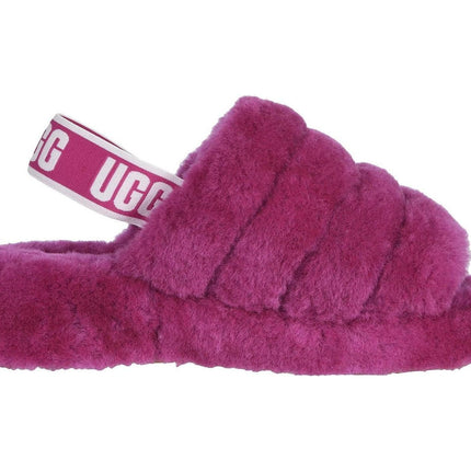 Ugg Fluff Yeah Slide Fuchsia Women's Slipper Fuchsia