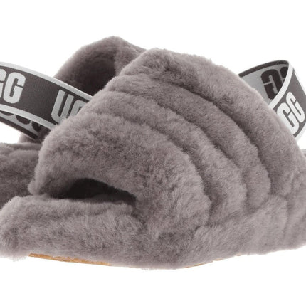 UGG Fluff Yeah Slide Women's Slipper – Charcoal GrayCharcoal8