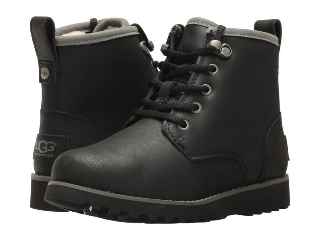 UGG Maple II Kids' Leather Boot - Black41