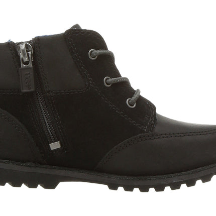 UGG Orin Little Kids' Boot - Black Leather | Size 11 11