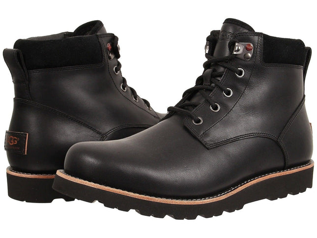 UGG Seton TL Leather Waterproof Black Men's Boot Black