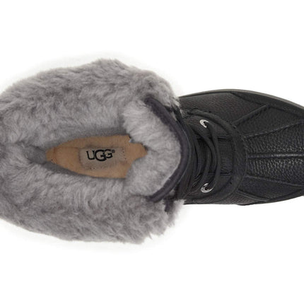 UGG Women's Adirondack III 1095141 Black Waterproof Leather Boot Black