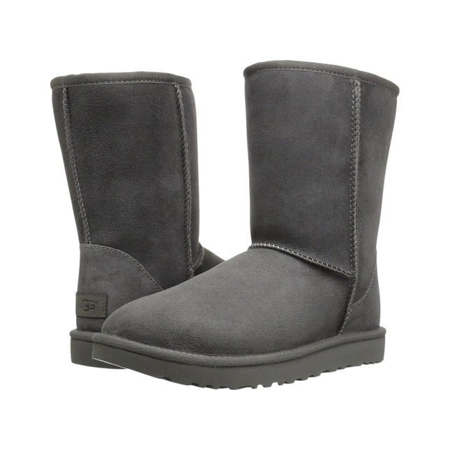 UGG Women's Classic Short II Sheepskin Boot Gray Gray