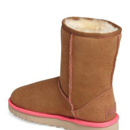 UGG Women's Classic Short II Sheepskin Boot Neon Chestnut Neon Chestnut
