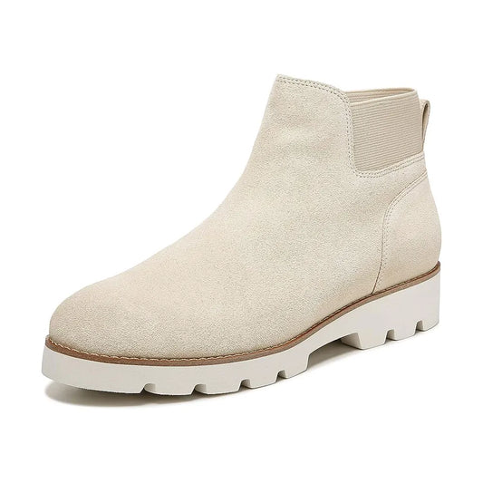 Vionic Brionie Women's Boot - Semolina Beige Suede