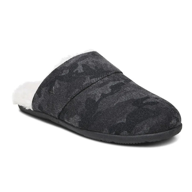 Vionic Men's Alfons Mule Slipper - Dark Shadow Gray Camo Dark Shadow Camo