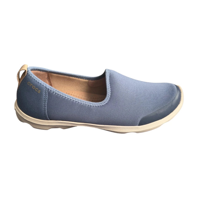 Women's Crocs Busy Day Stretch Skimmer – Bijou Blue / Stucco | Style 203195 - 45Z81